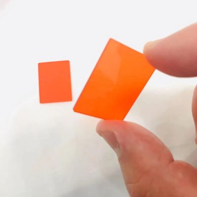 2 Pieces Total Size 50x40x1.5mm 590nm Infrared Pass Filter Glass CB590