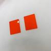 2 Pieces Total Size 50x40x1.5mm 590nm Infrared Pass Filter Glass CB590 view 2