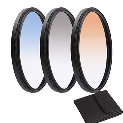Gradient Color Camera Filter 46 49 52 55 58 62 67 72 77 82mm Lens Filter (Size : 49mm, Color : Color Filter Set)