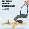 Soveign Bone Conduction Headphones Open Ear Headphones Bluetooth 5.0 Sports Wireless Earphones with Built-in Mic,Sweat-Proof,Cycling,Stereo,Ultra-Long 6-Hour Standby,Ultra-Light Design view 3