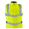 MA Online Womens Reflective Stripe High Vis Bodywarmer Full Zip Safety Vest Work Wear Gillet (Yellow US 8) view 1