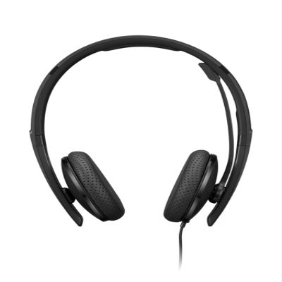 Lenovo Wired VoIP Headset (Teams) with EPOS BrainAdapt & ActiveGard, Microsoft Teams Certified, Zoom Compatible, USB-C Plug, All-Day Comfort, Noise Reduction, Hearing Protection, Lightweight Design