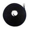 SINCODA Phone line Cord, 2 Pack Telephone Extension Cord 8 Feet,with Standard RJ12 Plug and RJ12 6P6C 1 in-Line Couplers and 20 Cable Clip Holders for Easy Wiring Management view 2
