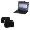 BoxWave Case Compatible with Topaz SigLite Slim 1x5 - SoftSuit with Pocket, Soft Pouch Neoprene Cover Sleeve Zipper Pocket - Jet Black view 1