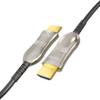 Cablelera 8K UHD CMP HDMI Cable 2.1, Hybrid Active Optical Cable (AOC), 48Gbps Ultra Fast Long Distance Data Transmission, eARC, HDCP, NVIDIA, AMD, PS5, Xbox, Gaming, Movie, Plenum Rated, 50ft view 1