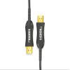 Cablelera 4K UHD CMP HDMI Cable 2.0, Hybrid Active Optical Cable (AOC), 18Gbps Hyper Fast Long Distance Data Transmission, ARC, HDCP, NVIDIA, AMD, PS5, Xbox, Gaming, Movie, Plenum Rated, 75ft view 4