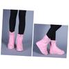 BESPORTBLE 2pcs Reusable Zippered Shoe Covers for Boys and Girls Non- PVC Overshoes XL for Outdoor Travel and Rain view 4