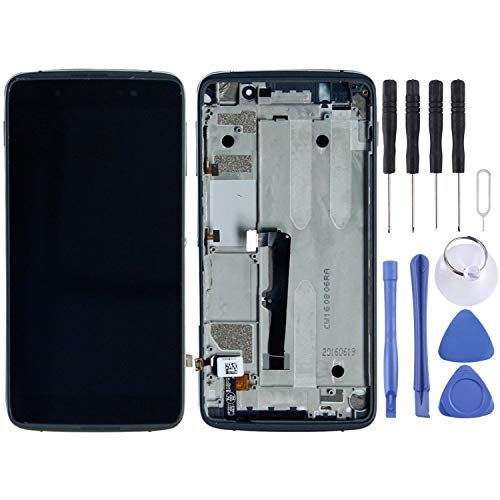 Daguys OEM LCD Screen for Alcatel One Touch Idol 4 LTE / 6055 Digitizer Full Assembly with Frame (Black)