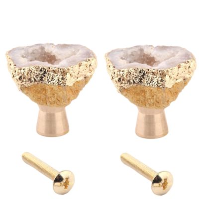 Cabinet Knobs with,Crystal Glass Door Drawer Knobs,Handle Drawer 2Pcs Crystal Tooth Hole Brass Handle Drawer Wardrobe Door Single Hole Handle White Diameter40-48mm ( Color : White , Size : About 3540m
