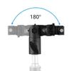 HUNYA T-Shaped Dual Flash Bracket Flash Speedlite Stand with 2 Cold Shoe Mounts 1/4 Inch to 3/8 Inch Mount Umbrella Hole Replacement for Flash for Light Stand Photography Umbrella view 3