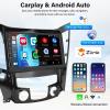 2G+64G for Hyundai Sonata 2010-2015 Radio Android 13 Car Stereo Wireless Apple CarPlay Android Auto Mirror Link GPS 9 HD Touchscreen Bluetooth Car Radio FM/WiFi+Backup Camera Mic Camera&Mic view 3