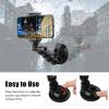 16cm/6.3in Flexible Suction Cup Mount Windshield Suction Cup Phone Mount 360Rotatable 1/4 Inch Screw Connector with Phone Holder for Smartphone Sports Camera view 4