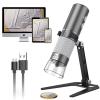 Bysameyee 4K HD Wi-Fi Wireless Digital Microscope Camera Magnifier, Compatible for iPhone, iPad, Android Phones and PC view 1