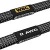 WORLDS BEST CABLES 10 Foot Ultimate - 8 AWG - Ultra-Pure OFC - Premium Audiophile HiFi Speaker Cable Pair with Eminence Gold Banana Plugs & Carbon Tweed Jacket view 4