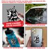 Custom Ice Hockey Sticker - Personalized Name, Number Jersey Back Side Waterproof Die-Cut Vinyl Decal for Water Bottle, Car, Phone, Laptop, Sticks - Birthday Gifts for Sports Lovers view 2