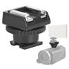 QANYEGN Black ABS CSM3 Hot Shoe Adapter, Flash Mot Adapters, Hot Shoe Mot Adapter for Camcorder Camera ARY view 2