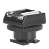 QANYEGN Black ABS CSM3 Hot Shoe Adapter, Flash Mot Adapters, Hot Shoe Mot Adapter for Camcorder Camera ARY view 3