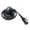 PriaRi Cable Flat Vertical Desktop USB Base Extension Cable Male to Female Computer External USB Drive Hard Drive Elbow Data Connection Cable (Size : 50CM, Color : AMDO-AFZ) view 1