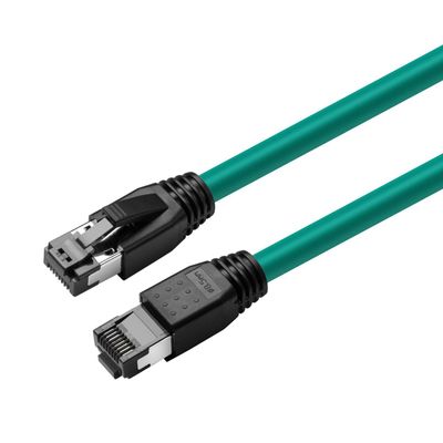 Microconnect CAT8.1 S/FTP 0.5m Green LSZH Brand