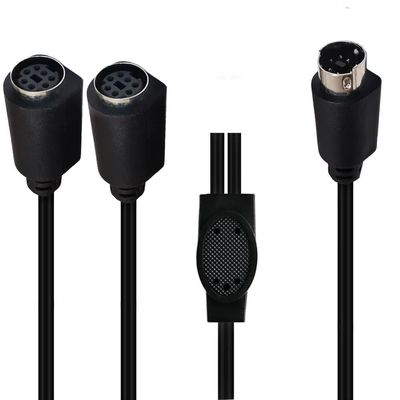 innov8 Mini Din 7-Pin Male to Dual Female Y Splitter Audio Cable 0.5m