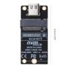 M2 NVME SSD To USB 3.1 Type-C Adapter M2 SSD Enclosure Converter 1000MB/-s For M.2 M-Key USB3.1 SSD Box Support 2230 SSD TYPE-C To M2 Adapter M2 NVMe SSD Enclosure Adapter M.2 M-Key To USB 3.1 Type-C view 3