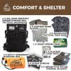 Sirius: Pre-Packed Bug Out Bag - 72 Hour Kit for 2 People - Bugout Backpack Survival Kit - Premium 50L Go Bag Tactical Backpack - Essential Bug Out Gear - Upgraded Survival Backpack (Red) view 3