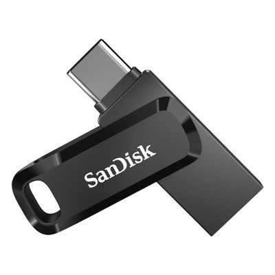 SanDisk 256GB Ultra Dual Drive Go USB Type-C Flash Drive, Black - SDDDC3-256G-GAM46