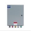 Power Assemblies Camlock Connection Box, 400 Amp, 277/480V, 3 Phase, 4 Wire, NEMA 4/12 Box with Camlock Series 16 Male Inputs, Double Set Screw Wall-Mount Power Distribution Box, BRN/ORG/YEL/WHT/GRN view 1