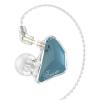 BASN Bmaster Triple Drivers in Ear Monitor Headphones, Professional Audio IEMs for Musicians Singers Drummers, with Two 2Pin Connector Cables and Protective Case (Blue) view 1