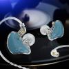 BASN Bmaster Triple Drivers in Ear Monitor Headphones, Professional Audio IEMs for Musicians Singers Drummers, with Two 2Pin Connector Cables and Protective Case (Blue) view 4