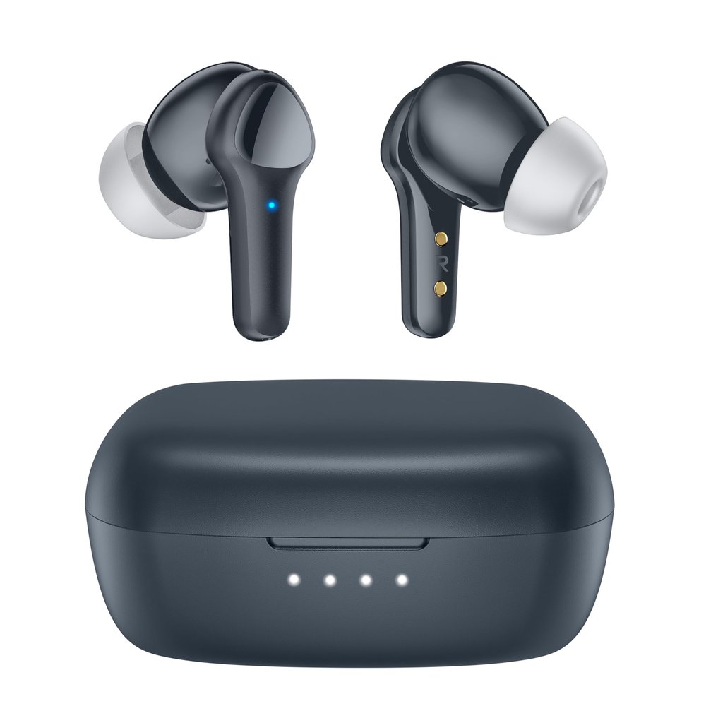 Wireless Earbuds,Immersive Sound Premium Deep Bass Hi-Fi Stereo Headset IPX8 Waterproof Bluetooth 5.3 with 4 Mics Call Noise Cancelling Wearable Technology Rings Earphones for iOS,Android,Workout
