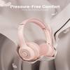 JIAMQISHI Wireless Headset with AI Noise Cancelling Microphone Bluetooth Headset - Bluetooth V5.2 Headphones with USB Dongle & Mic Mute for Computer/Laptop/PC/iPhone/Android/Cell Phones (Pink) view 4