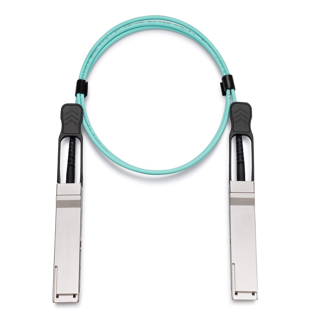 HPC Optics Compatible with NVIDIA MC2206310-050 40G QSFP to QSFP Active Optical Cable | 40GBASE AOC 50 Meters MC2206310-050-NVID