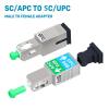 DAGIJIRD 0dB SC to SC/UPC Male Female Optic Fiber Converter Adapter Coupler for Computers, Tablets view 2