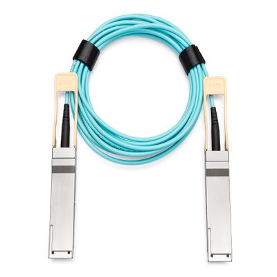 HPC Optics Compatible with NVIDIA MFA1A00-C050 100G QSFP28 to QSFP28 Active Optical Cable | 100GBASE AOC 50 Meters MFA1A00-C050-NVID