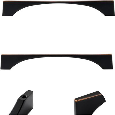 Retro knobsbrass handlesCabinet Handles Pulls 2Pack Wardrobe Door Handle Black Yellow Bronze Cabinet Door Drawer Shoe Cabinet Gold Handle Door Handle Retro Coffee Color 320 Pitch ( Color : Black 160