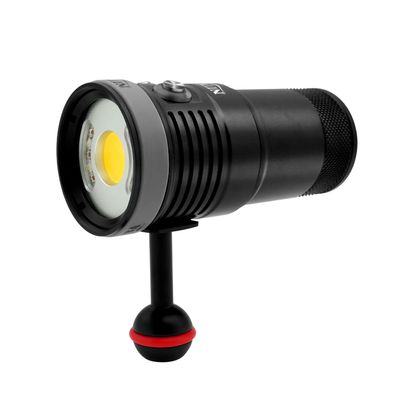 Nitescuba NSS60 Scuba Diving Light Underwater Video Light 6000 Lumen Waterproof Flashlight for 100m/330ft CRI=90 Underwater Photography,which Connected to Filters or Optical Snoot