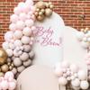 Baby in Bloom Baby Shower Party Decal Sign - Pregnancy Wall Decoration,Gender Reveal Girl or Boy Party Decorations,Anniversary Birthday Balloon Arch Backdrop view 3