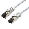 VALUE S/FTP (PiMF) Patch Cable Cat.8 (Class I), LSOH, Stranded Wire, Grey, 3 m view 1