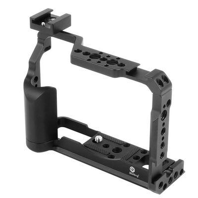 CNC Aluminum Alloy Camera Protective Cage Stabilizer with Cold Shoe Holder for Fujifilm X-T20 X-T30 Camera