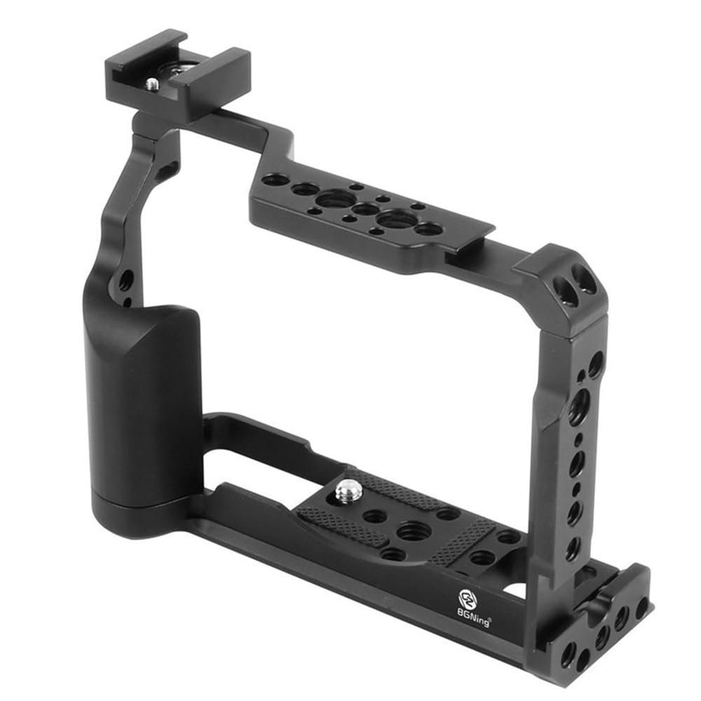 CNC Aluminum Alloy Camera Protective Cage Stabilizer with Cold Shoe Holder for Fujifilm X-T20 X-T30 Camera
