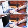 AIZYR Anti spy Screens protective film for Laptop 18.5-32 inch,Computer Screen Privacy Shield Anti-glare/spy Film Anti-peep,21.5inch 475X268mm view 2