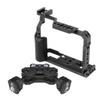 CNC Aluminum Alloy Camera Protective Cage Stabilizer with Cold Shoe Magic Arm for Fujifilm X-T20 X-T30 Camera view 1