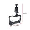 CNC Aluminum Alloy Camera Protective Cage Stabilizer with Cold Shoe Magic Arm for Fujifilm X-T20 X-T30 Camera view 2