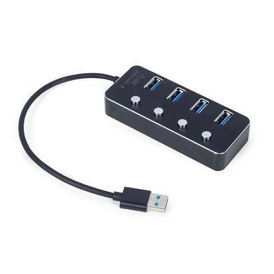 GEMBIRD USB Hub UHB-U3P4P-01 Black