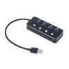GEMBIRD USB Hub UHB-U3P4P-01 Black view 1