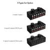 JINGFENG 6-In-2-Out Audio Switcher Two-Way Audio Signal Selector Box Splitter Distributor with 3.5mm Audio Input & Output Jacks view 2