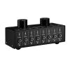 JINGFENG 6-In-2-Out Audio Switcher Two-Way Audio Signal Selector Box Splitter Distributor with 3.5mm Audio Input & Output Jacks view 3