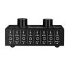 JINGFENG 6-In-2-Out Audio Switcher Two-Way Audio Signal Selector Box Splitter Distributor with 3.5mm Audio Input & Output Jacks view 4