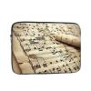 Sheet Music Print Laptop Case Waterproof Shock Resistant Computer Sleeve Case Laptop Protector for Travel Work 15 inch view 1